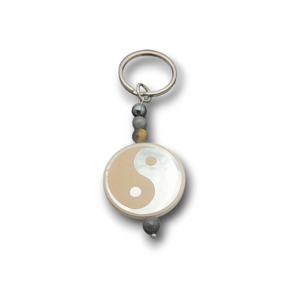 Porte-clés Yin Yang personnalisable