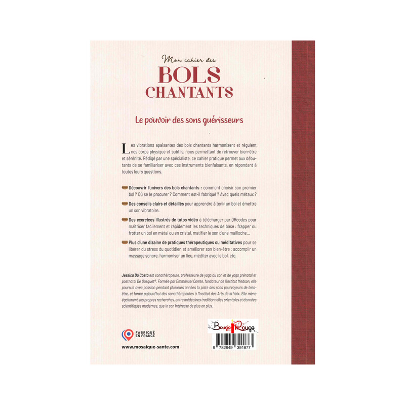 Mon cahier des bols chantants