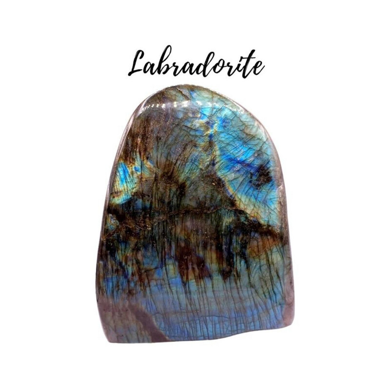 Grand monolithe de Labradorite - 1975gr