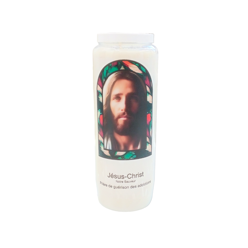 Bougie Neuvaine Jésus-Christ - Guérison des addictions