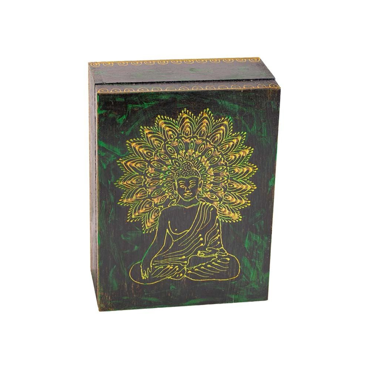 Coffret en bois - Illumination du Bouddha
