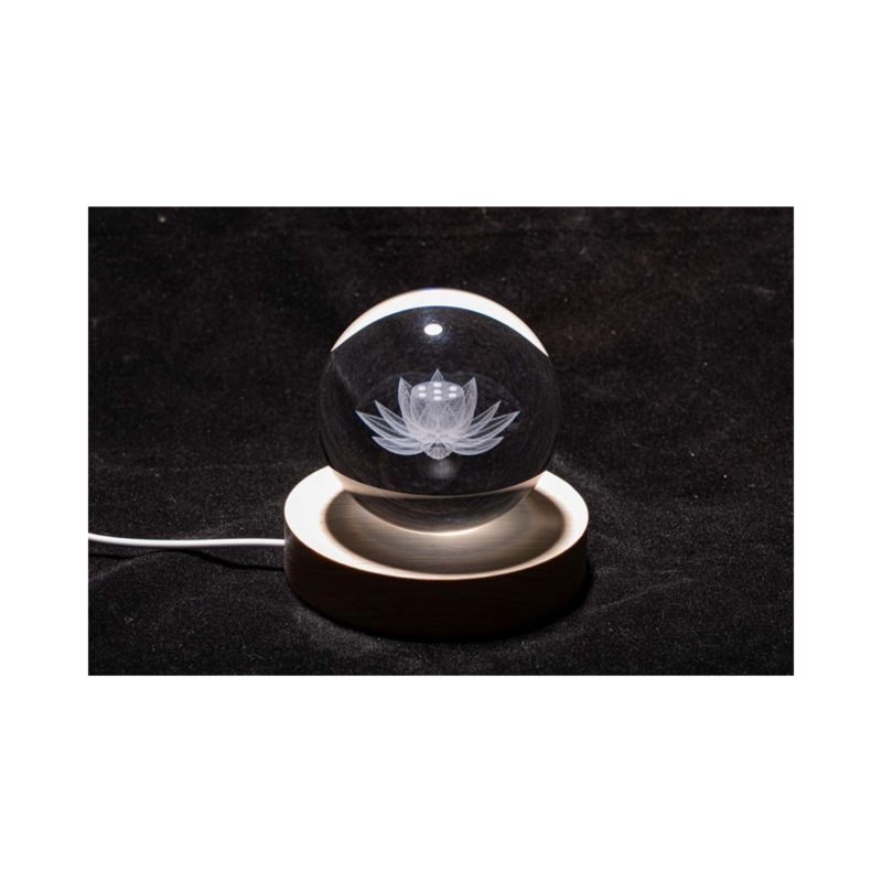 Boule de cristal Lotus