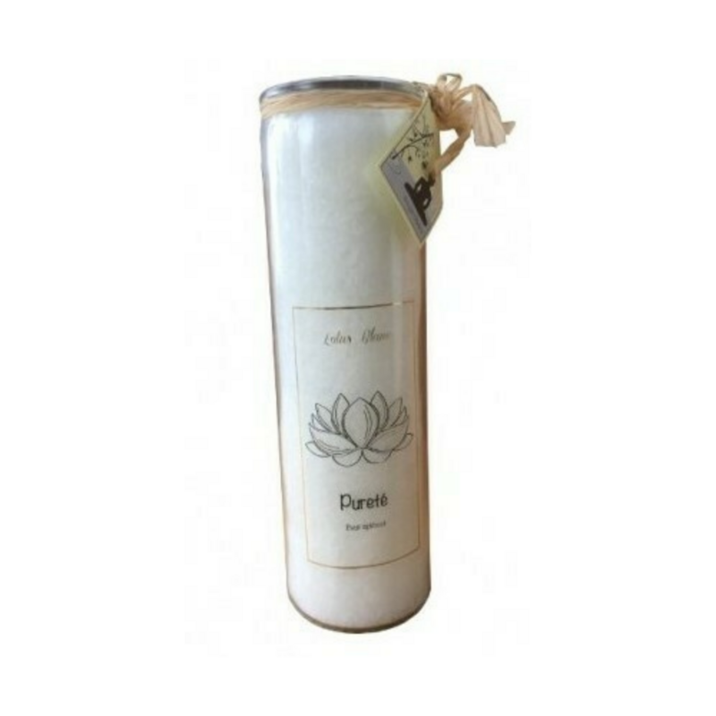 Bougie Chakra Lotus Blanc