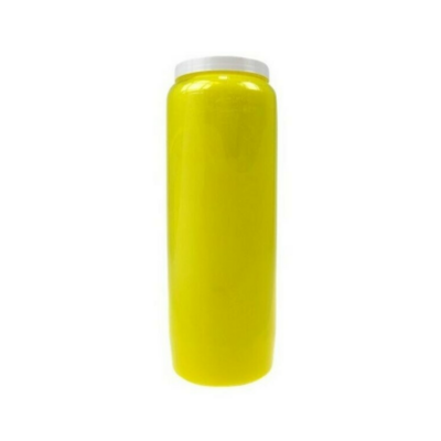 Bougie de Neuvaine Jaune