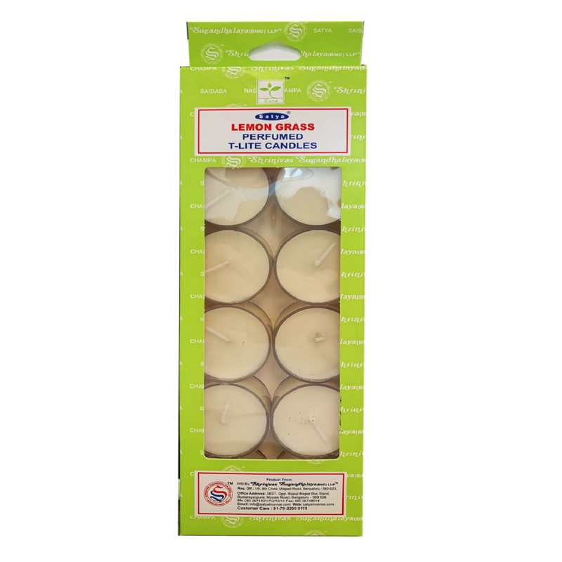 Set 12 bougies Lemongrass