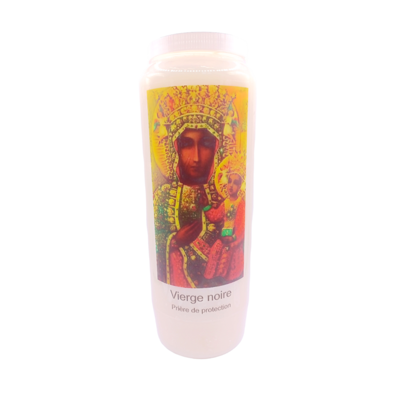 Bougie Neuvaine Vierge noire