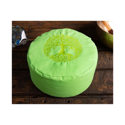 Coussin de méditation Yggdrasil vert