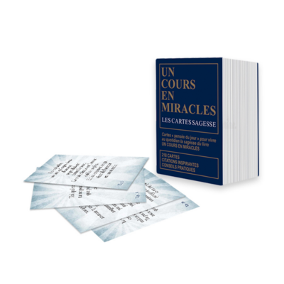 Un cours en miracles les cartes sagesse