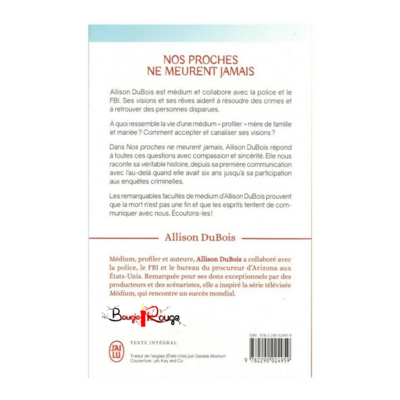 Nos proches ne meurent jamais - Allison Dubois - Livre de poche