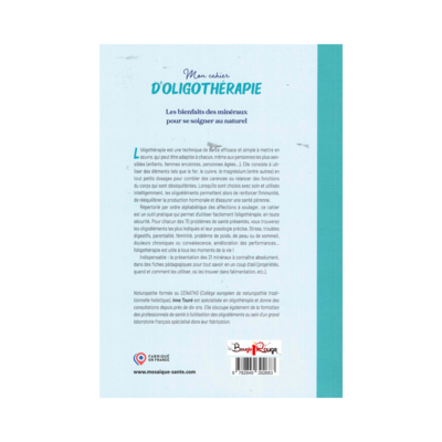 Mon cahier d'oligothérapie