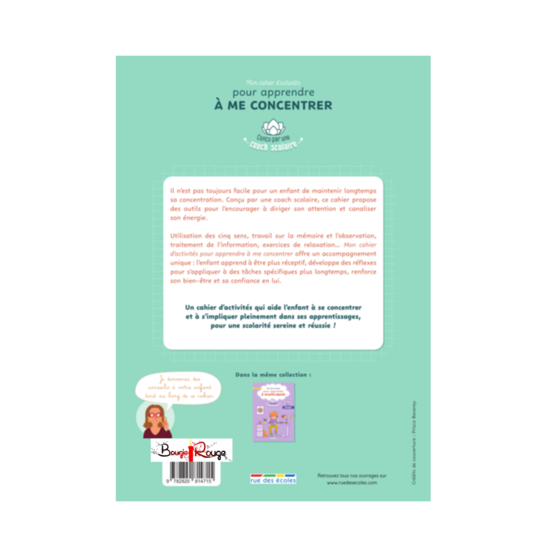 Mon cahier d'activités pour apprendre à me concentrer