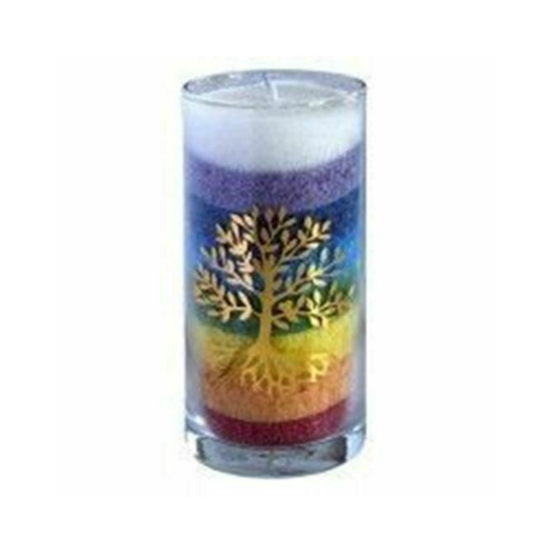 Bougie Arbre de vie 7 chakras