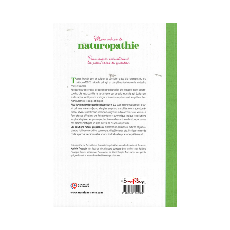 Mon cahier de naturopathie