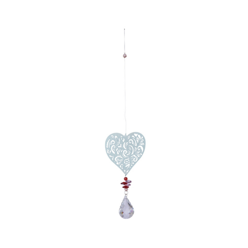 Mobile Attrape-soleil - Cristal Cœur 41 cm