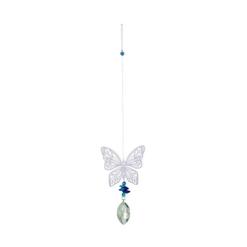Mobile Attrape-soleil - Cristal Papillon 41 cm