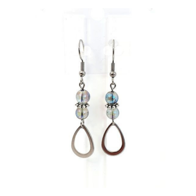 Boucles d&#39;Oreille Aqua Aura, 6 mm