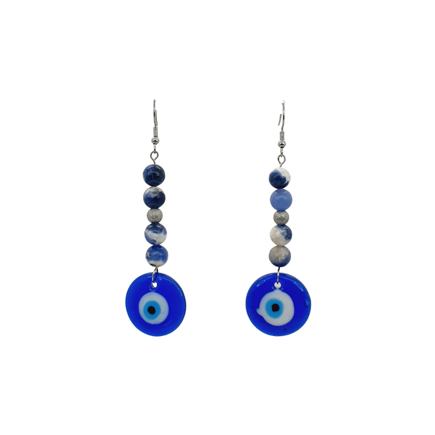 Boucles d&#39;Oreilles - Sodalite - 8 mm