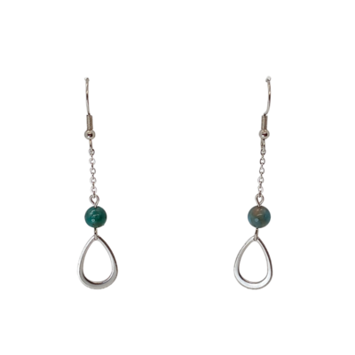 Boucles d&#39;Oreilles Apatite - 6 mm