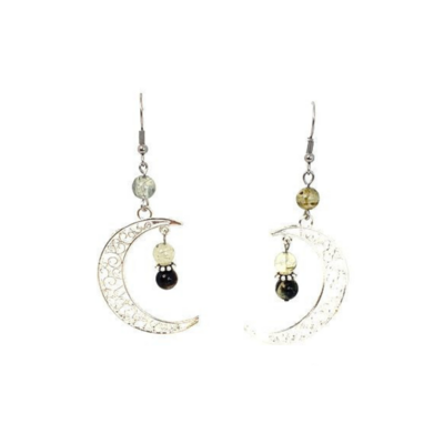 Boucles d&#39;Oreilles Préhnite, 6 mm
