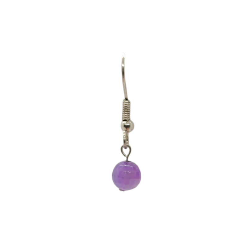 Boucles d'oreilles - Améthyste facettée