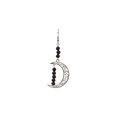 Boucles d'oreilles - Grenat - 6 mm