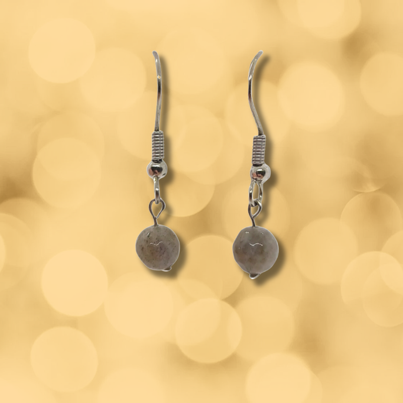 Boucles d'oreilles - Labradorite