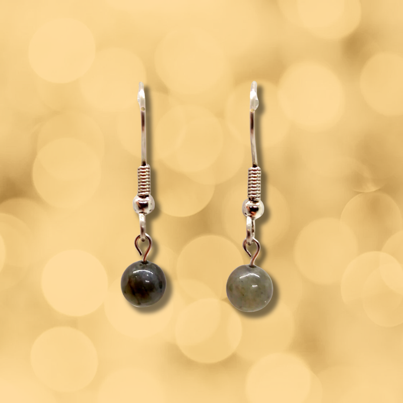 Boucles d'oreilles - Labradorite