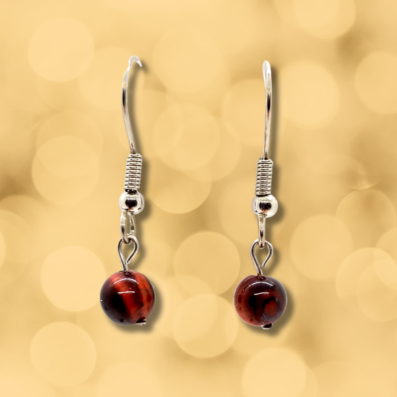 Boucles d'oreilles - Oeil-de-taureau