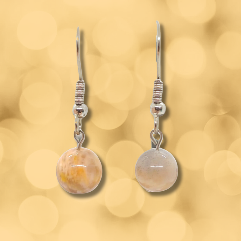 Boucles d'oreilles - Pierre de lune