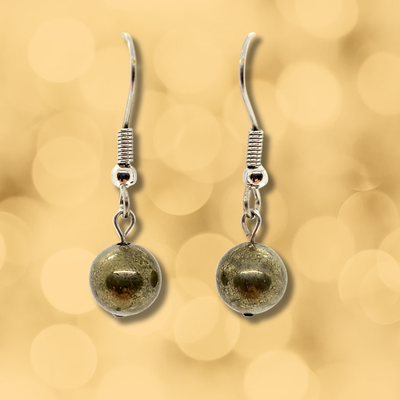Boucles d'oreilles - Pyrite