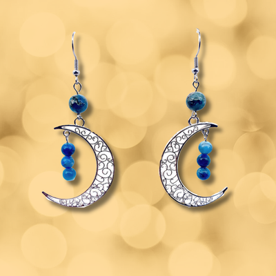 Boucles d'oreilles Apatite