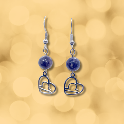 Boucles d'oreilles Astro - Balance - Lépidolite