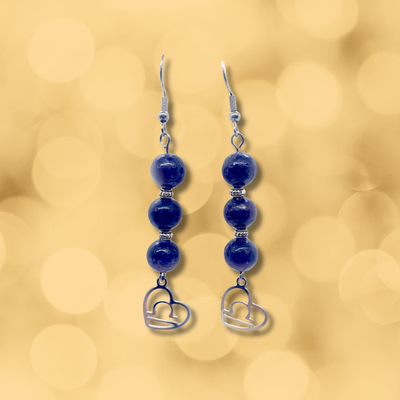 Boucles d'oreilles Astro - Balance - Lépidolite