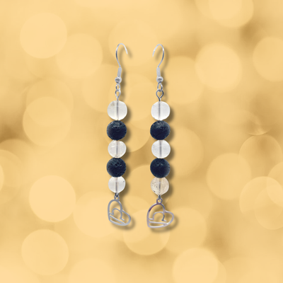 Boucles d'oreilles Astro - Balance - Citrine