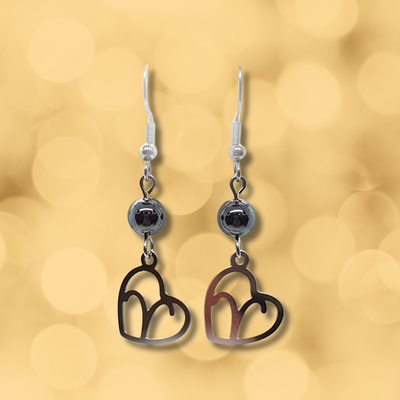 Boucles d'oreilles Astro - Bélier - Hématite