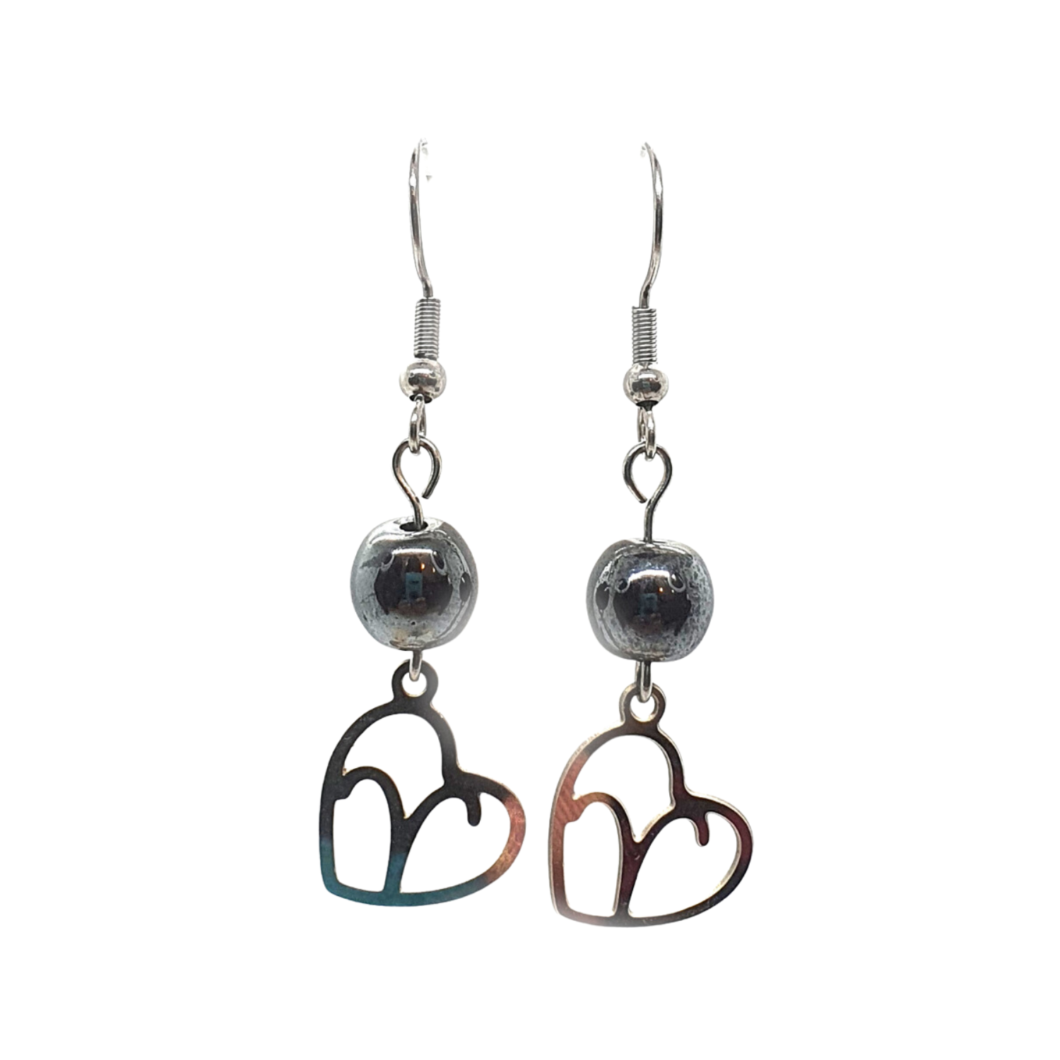 Boucles d&#39;oreilles Astro - Bélier - Hématite