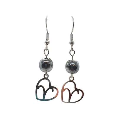 Boucles d&#39;oreilles Astro - Bélier - Hématite