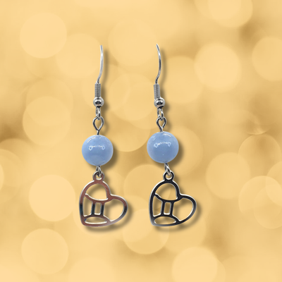 Boucles d'oreilles Astro - Gémeaux - Angélite