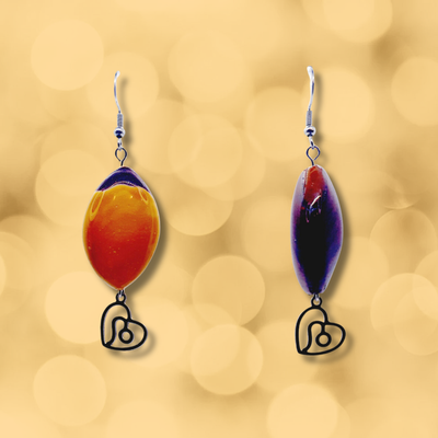 Boucles d'oreilles Astro - Lion - Mookaïte