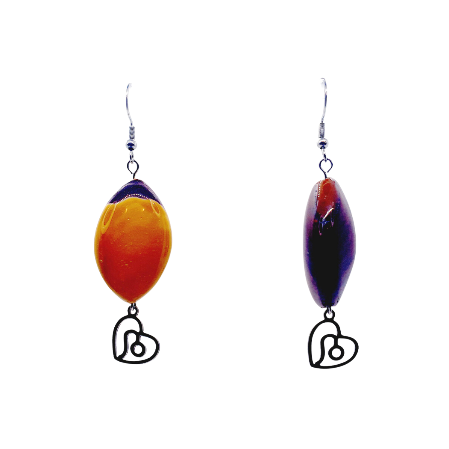 Boucles d&#39;oreilles Astro - Lion - Mookaïte