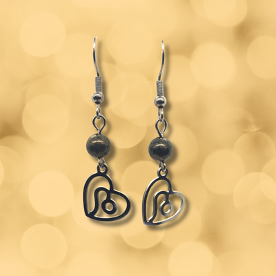 Boucles d'oreilles Astro - Lion - Pyrite