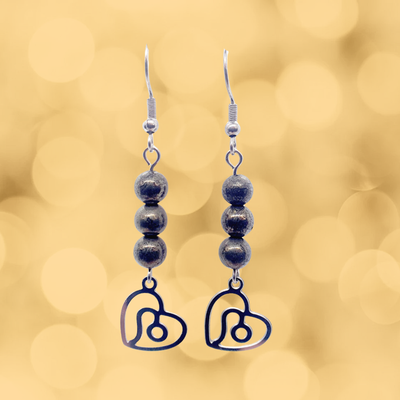 Boucles d'oreilles Astro - Lion - Pyrite