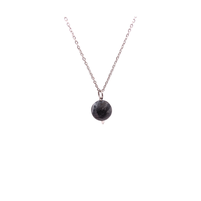Collier et pendule - Jaspe picasso mat
