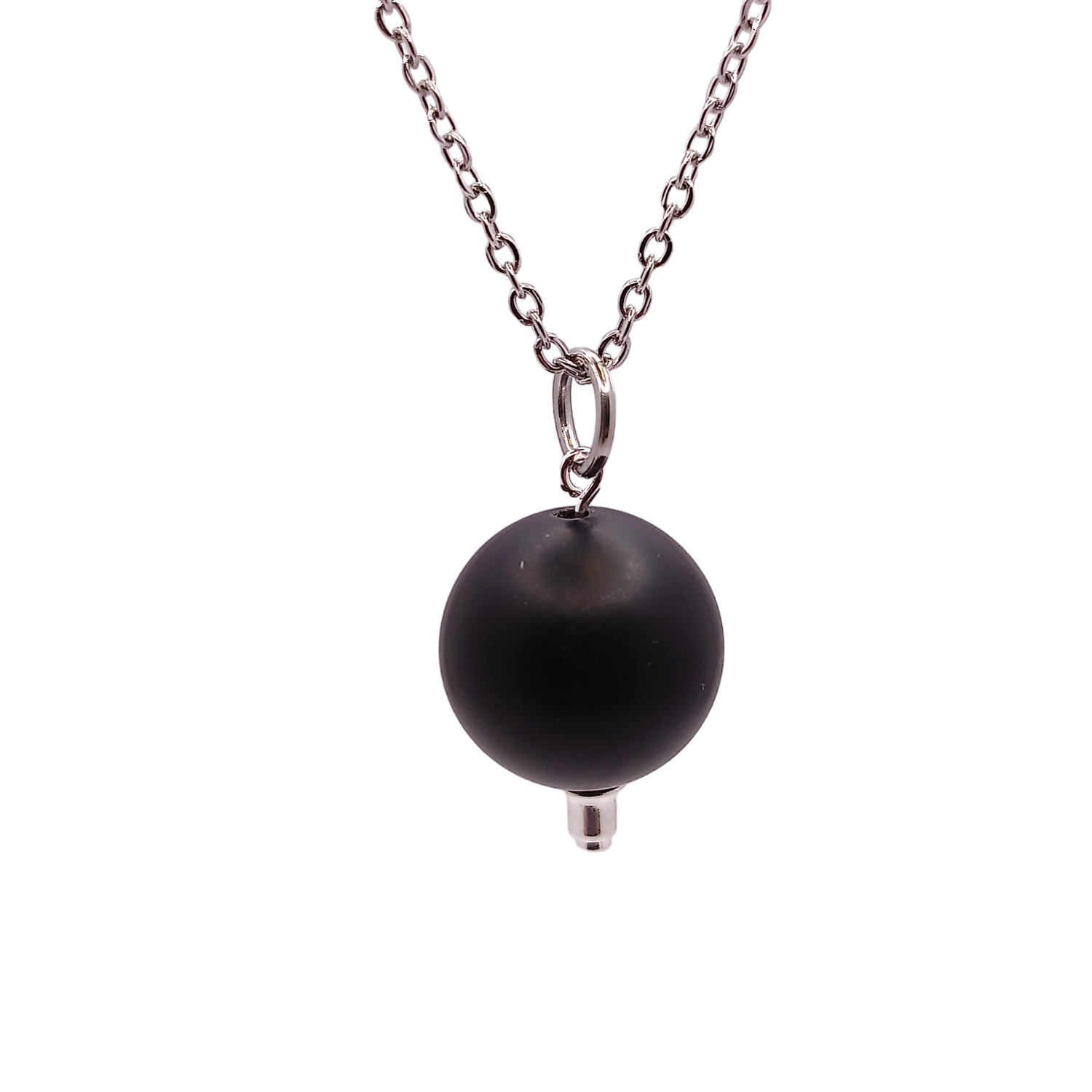 Collier et pendule - Onyx mat