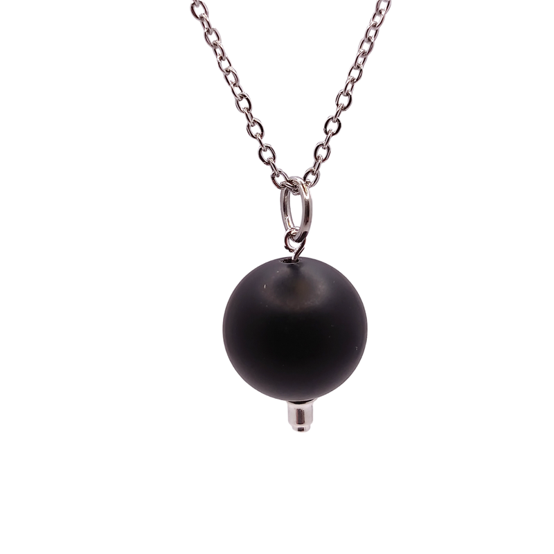 Collier et pendule - Onyx mat