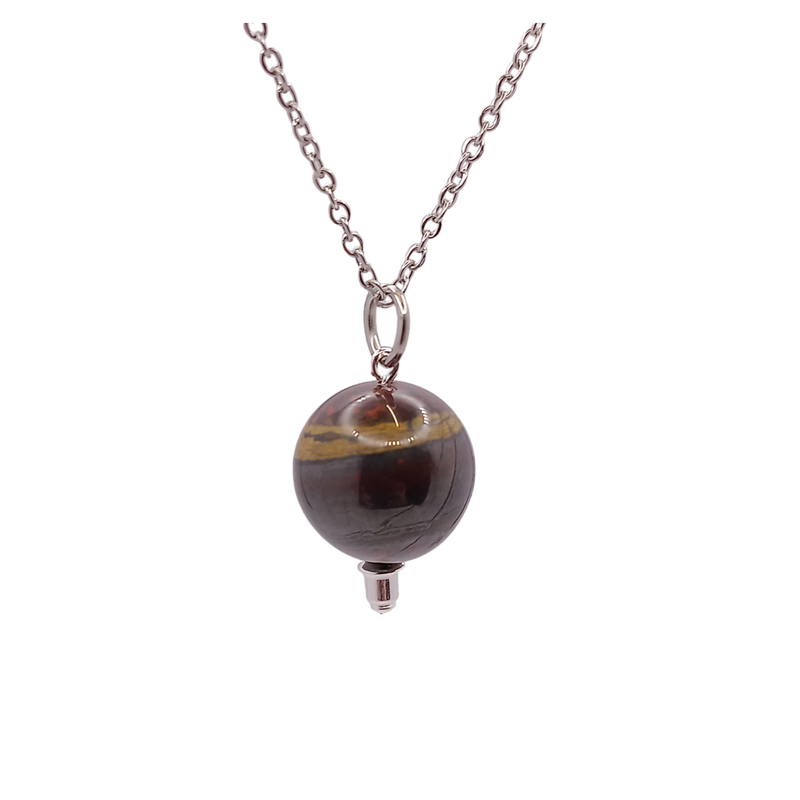 Collier et pendule - Oeil-de-fer