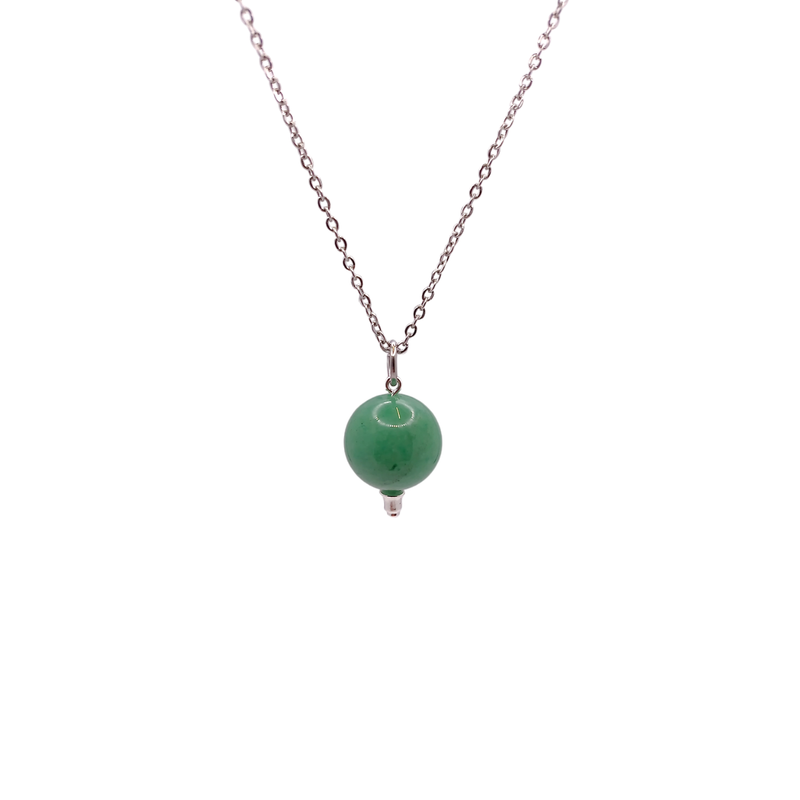 Collier et pendule - Aventurine verte