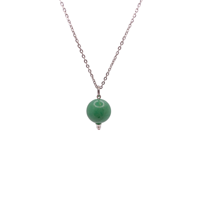 Collier et pendule - Aventurine verte