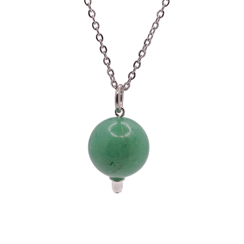 Collier et pendule - Aventurine verte