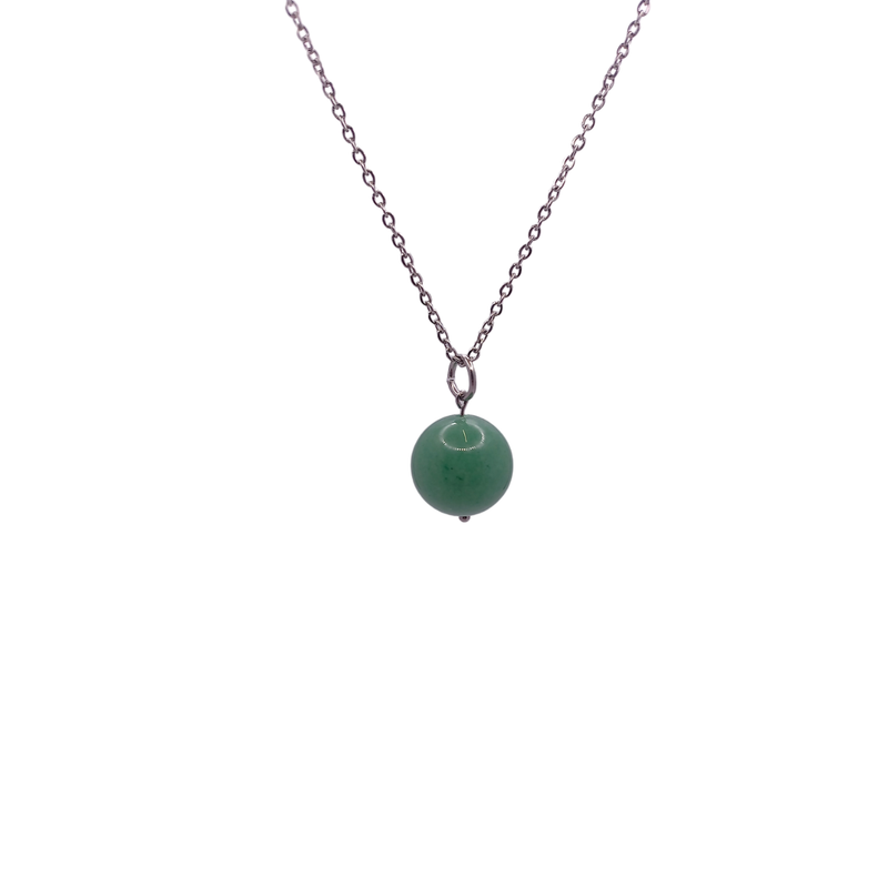 Collier et pendule - Aventurine verte